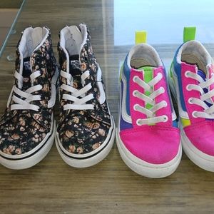 Toddlers size 8 vans